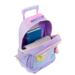 Totto - Mochila escolar con ruedas grande Emojy