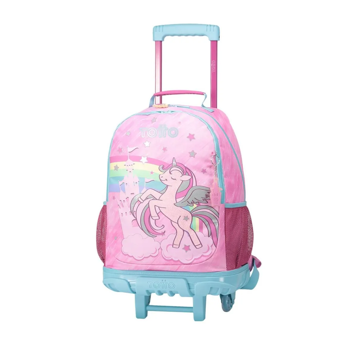 Totto - Mochila escolar con ruedas grande Fantasy