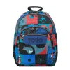 Totto - Mochila escolar cyber monstruos Crayoles