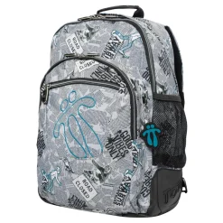 Totto - Mochila escolar Ecole estampado Newspaper