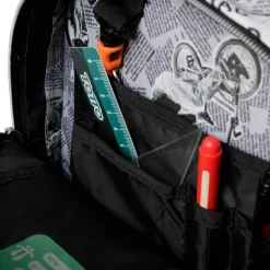 Totto - Mochila escolar Ecole estampado Newspaper