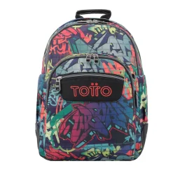 Totto - Mochila escolar graffiti Crayoles