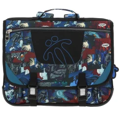 Totto - Mochila escolar tijeras - Azul