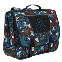 Totto - Mochila escolar tijeras - Azul