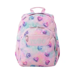 Totto - Mochila Gommas Glitter Shiny Heart