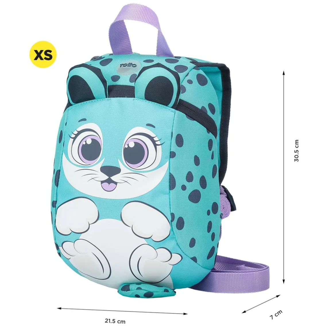 Totto - Mochila infantil leopardo Cornejo