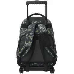 Totto - Mochila Renglones con ruedas Texgrunge
