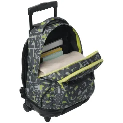 Totto - Mochila Renglones con ruedas Texgrunge