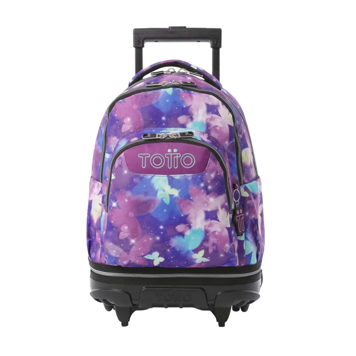 Totto - Mochila Tiza con ruedas Glitter Star Butterfly