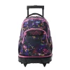 Totto - Mochila Tiza con ruedas Flower Galaxy