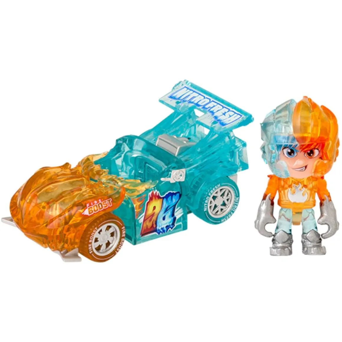T-Racers - Pack coche y figura Fire & Ice (varios modelos)