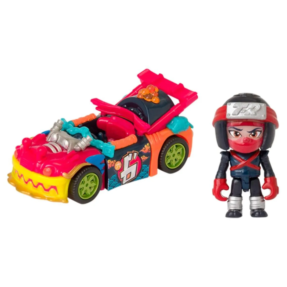 T-Racers - Pack coche y figura Fire & Ice (varios modelos)