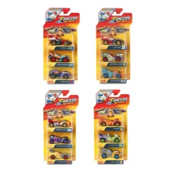 T-Racers Mix Race Carrera Mixta Pack 3 (Varios modelos) ㅤ