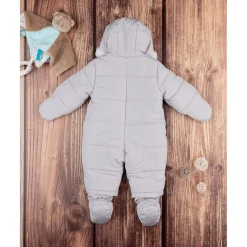 Traje de nieve de nailon para niño gris