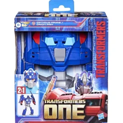 Transformers One - 2 en 1 Máscara y Figura de acción - Optimus Prime/Orion Pax