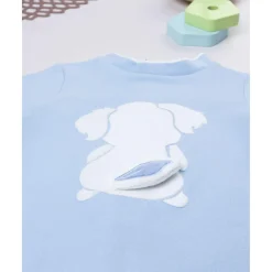 Tutina bebé azul con perrito