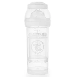 Twistshake - Biberón Anticólicos 330ml Blanco