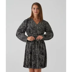 Vestido premamá para lactancia con estampado animal