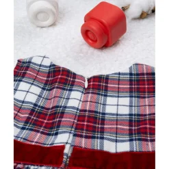 Vestido tartán niña