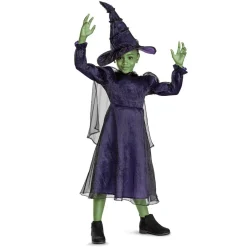 Wicked - Disfraz infantil Elphaba 7-8 años