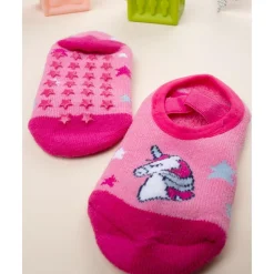 Zapatillas antideslizantes niña rosa unicornios